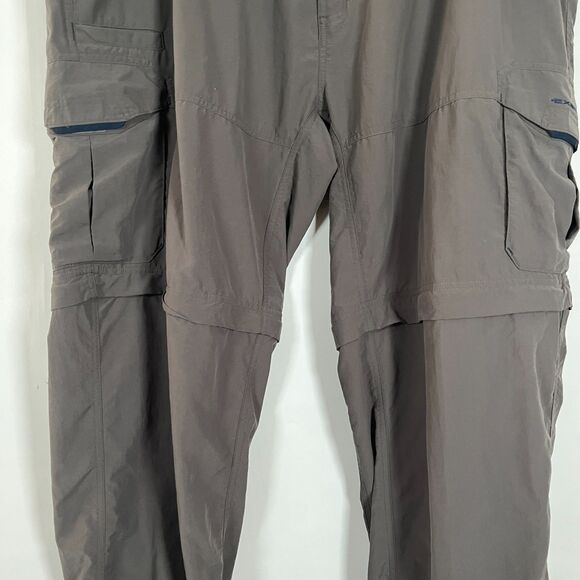 Exofficio Pants Men's XL Convertible Cargo Hiking Belted Outdoors Gray - Picture 2 of 15